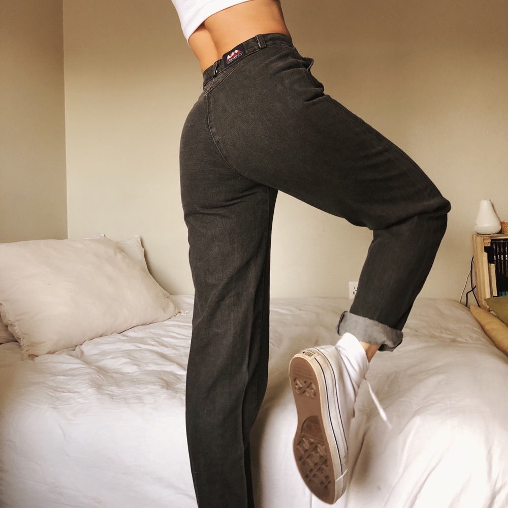 Vintage Rockies High-waisted Jeans in black wash